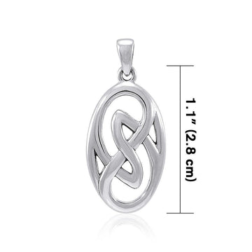 Celtic Knotwork Sterling Silver Pendant TPD4134 - Jewelry